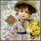 Golden Bells Outfit & Wig for 11.5" Bleuette Doll (EC0035A)