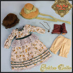 Golden Bells Outfit & Wig for 11.5" Bleuette Doll (EC0035A)