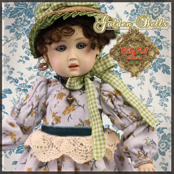 Golden Bells Outfit for 11.5" Bleuette Doll (EC0035B)