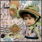 Golden Bells Outfit for 11.5" Bleuette Doll (EC0035B)