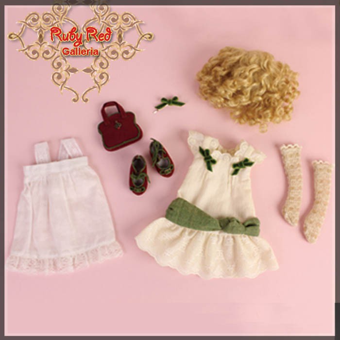 Hello Summer! Outfit & Wig for 11.5" Bleuette Doll (EC0036A)