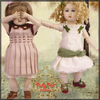 Burgundy Joy Outfit for 11.5" Bleuette Doll (EC0037B)