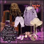 Bleuette en Provence Outfit & Wig for 11.5" Bleuette Doll (EC0038A)