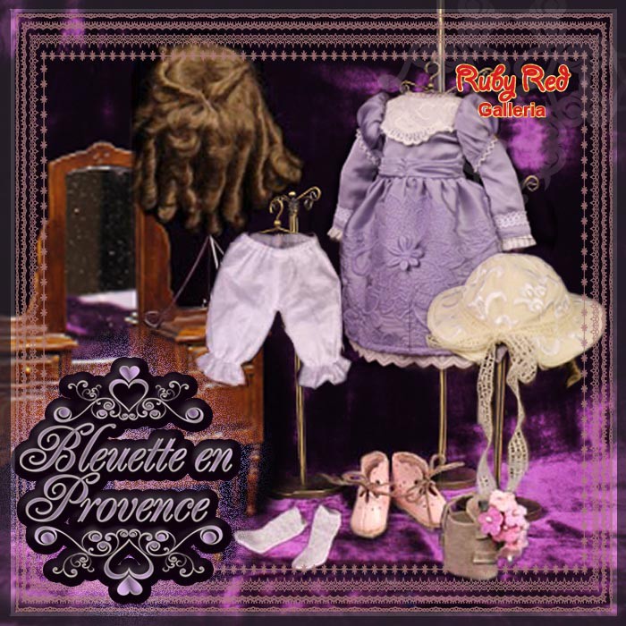 Bleuette en Provence Outfit & Wig for 11.5" Bleuette Doll (EC0038A)