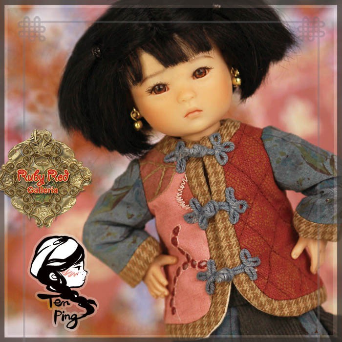 8" Ten Ping Winter Outfit - Skirt style (HC0010A)