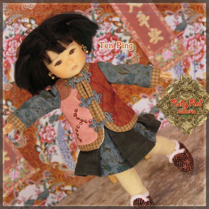 8" Ten Ping Winter Outfit - Skirt style (HC0010A)