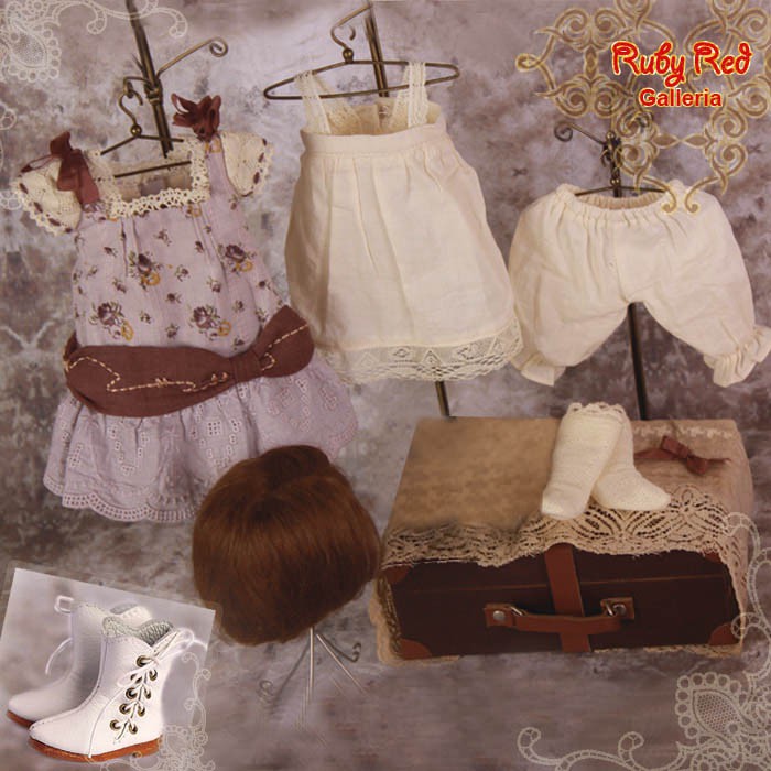 Energetic Enfant Outfit & Wig for 11.5" Bleuette Doll (EC0042A)