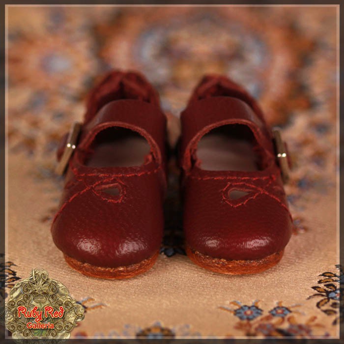 Real Leather Maryjane for 8'' Dolls (HH0004A)