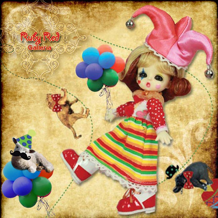 4.5'' Honee-B, The Circus Clown (CA0008A)