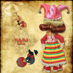 4.5'' Honee-B, The Circus Clown (CA0008A)