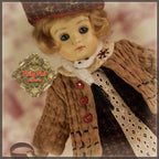 On the Snow Outfit & Wig for 11.5" Bleuette Doll (EC0044A)