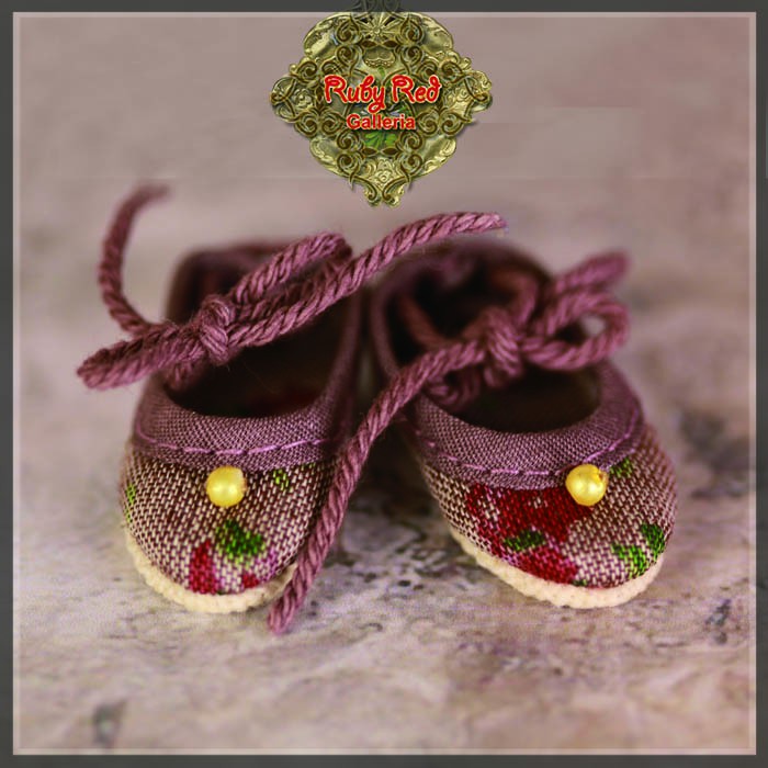 Cotton Fabric Shoes for 8" Dolls (HH0006A)