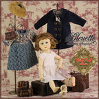 Holiday Shopping Outfit & Wig for 11.5" Bleuette Doll (EC0045A)