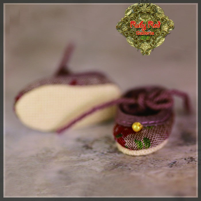 Cotton Fabric Shoes for 8" Dolls (HH0006A)