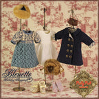 Holiday Shopping Outfit & Wig for 11.5" Bleuette Doll (EC0045A)