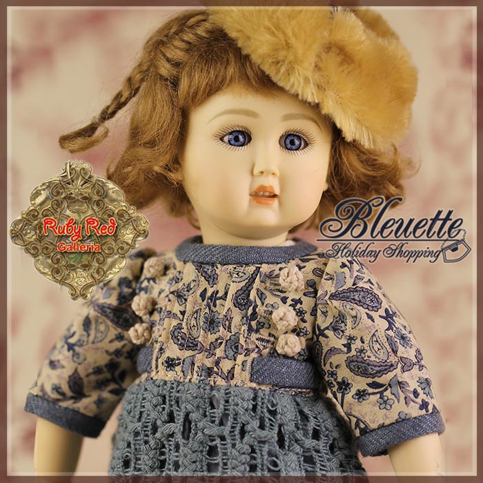 Holiday Shopping Outfit for 11.5" Bleuette Doll (EC0045B)