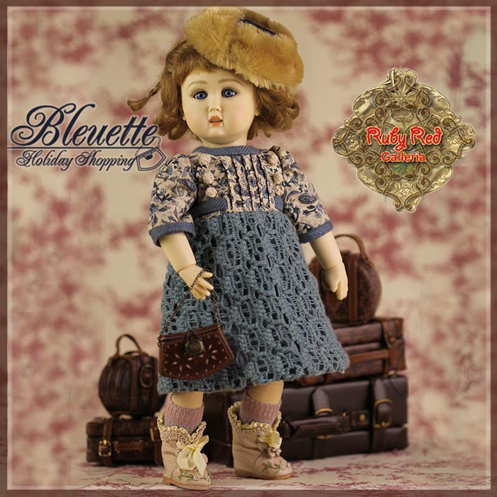 Holiday Shopping Outfit for 11.5" Bleuette Doll (EC0045B)
