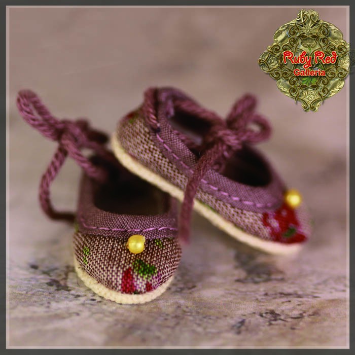 Cotton Fabric Shoes for 8" Dolls (HH0006A)