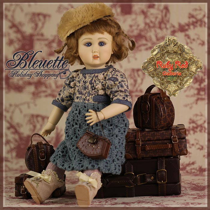 Holiday Shopping Outfit for 11.5" Bleuette Doll (EC0045B)