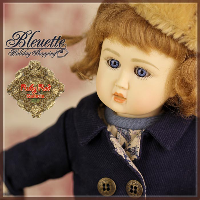 Holiday Shopping Outfit for 11.5" Bleuette Doll (EC0045B)