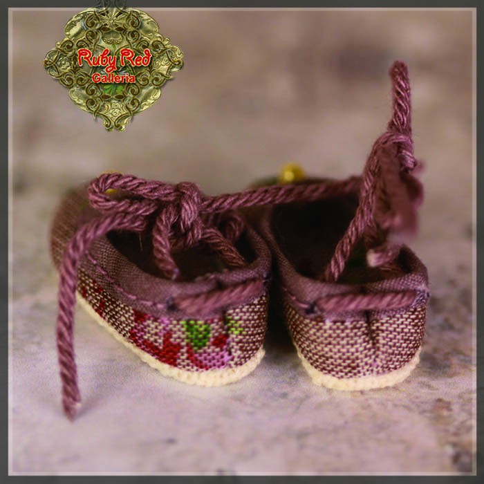 Cotton Fabric Shoes for 8" Dolls (HH0006A)