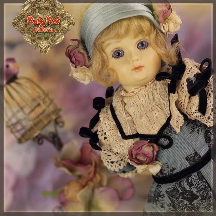 Victorian Romance Outfit for 11.5" Bleuette Doll (EC0046B)