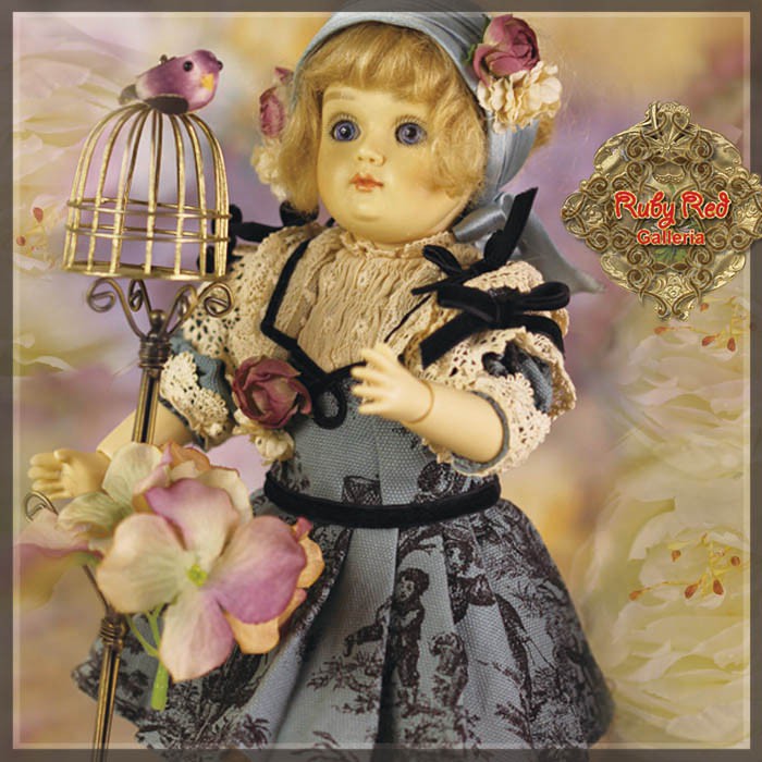 Victorian Romance Outfit for 11.5" Bleuette Doll (EC0046B)