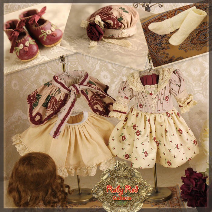 The Performing Artist Outfit & Wig for 11.5" Bleuette Doll (EC0047A)