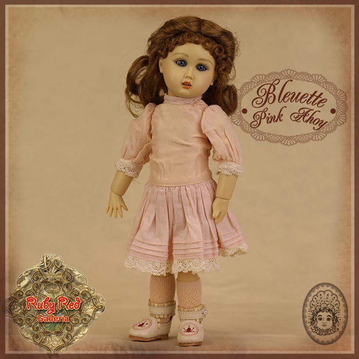 Pink Ahoy Outfit & Wig for 11.5" Bleuette Doll (EC0048A)