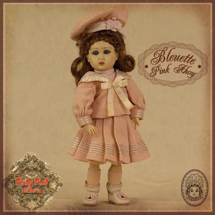 Pink Ahoy Outfit for 11.5" Bleuette Doll (EC0048B)