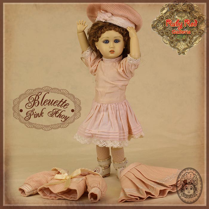 Pink Ahoy Outfit for 11.5" Bleuette Doll (EC0048B)