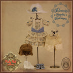 Sapphire Hydrangea Outfit & Wig for 11.5" Bleuette Doll (EC0049A)