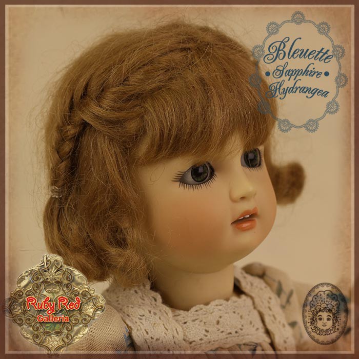 Sapphire Hydrangea Outfit for 11.5" Bleuette Doll (EC0049B)