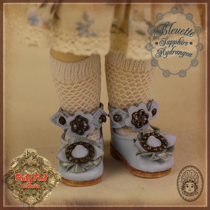 Sapphire Hydrangea Outfit for 11.5" Bleuette Doll (EC0049B)