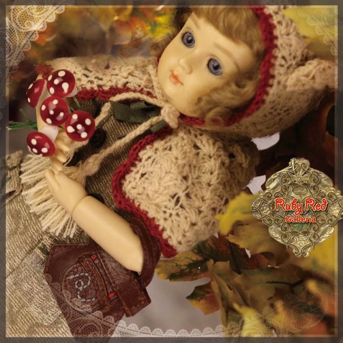 Autumn Tales Outfit & Wig for 11.5" Bleuette Doll (EC0050A)