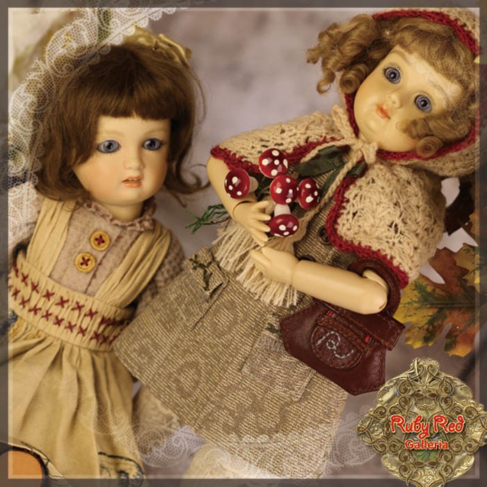 Autumn Tales Outfit & Wig for 11.5" Bleuette Doll (EC0050A)