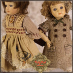 Autumn Tales Outfit & Wig for 11.5" Bleuette Doll (EC0050A)