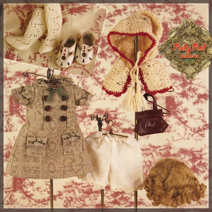 Autumn Tales Outfit & Wig for 11.5" Bleuette Doll (EC0050A)