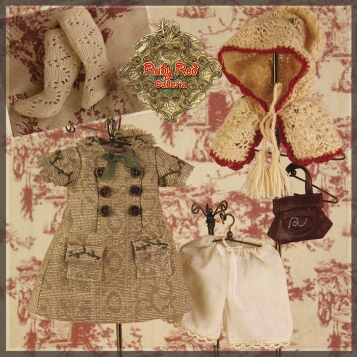 Autumn Tales Outfit for 11.5" Bleuette Doll (EC0050B)