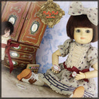 Playing House Outfit & Wig for 11.5" Bleuette Doll (EC0052A)