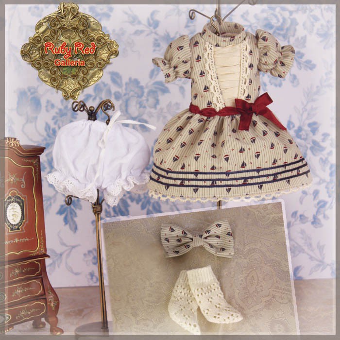 Playing House Outfit for 11.5" Bleuette Doll (EC0052B)