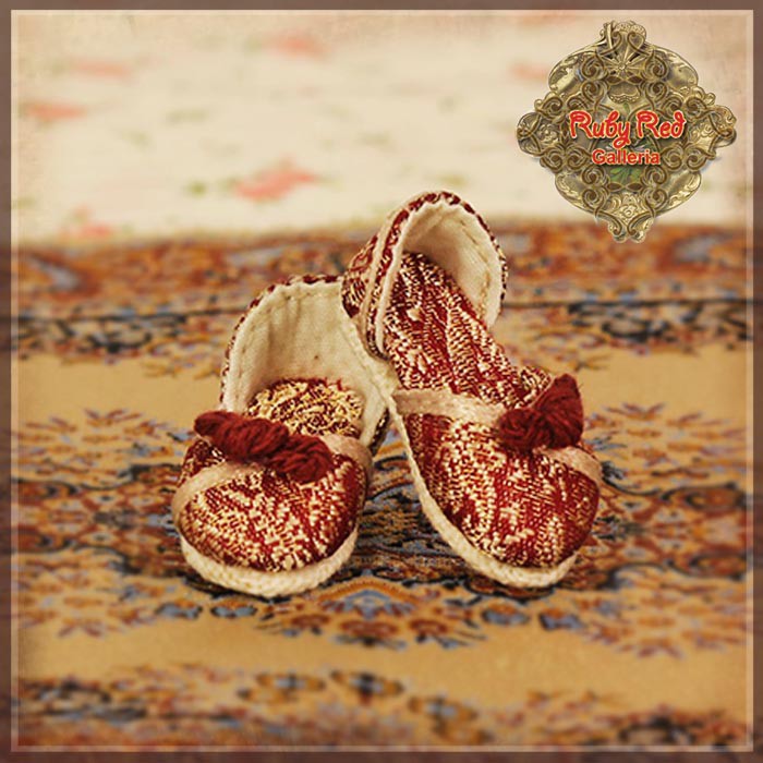 Cotton Fabric Shoes for 8" Dolls (HH0009A)
