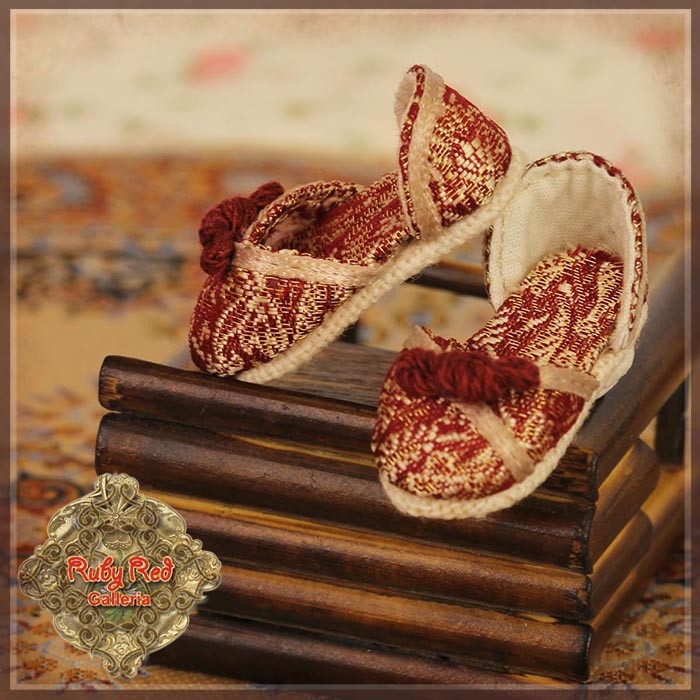 Cotton Fabric Shoes for 8" Dolls (HH0009A)