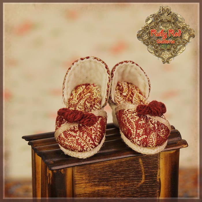 Cotton Fabric Shoes for 8" Dolls (HH0009A)
