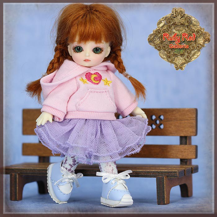 4.5'' Pink Cute (no wig) - Cloth Set (CC0016A)