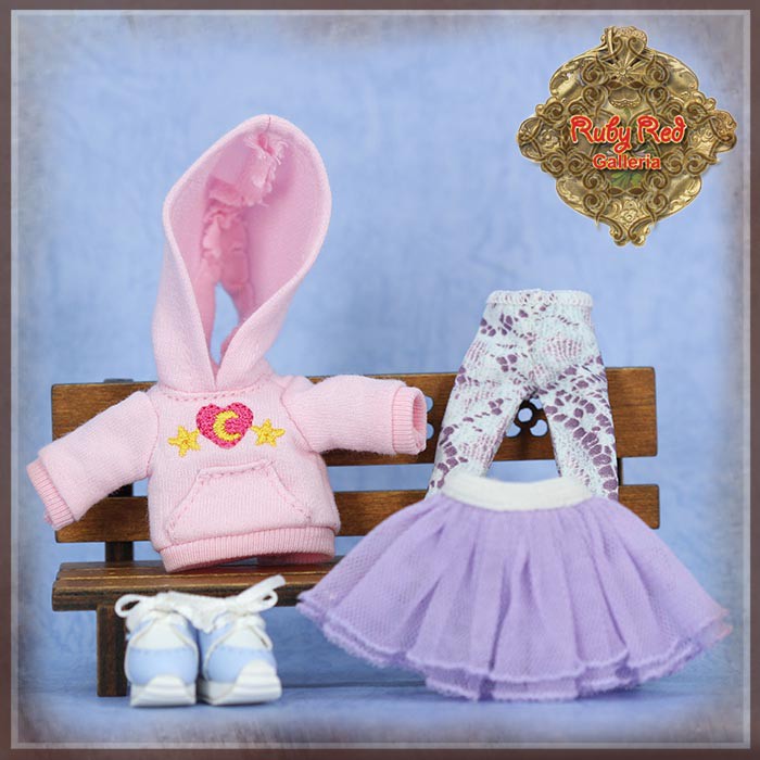 4.5'' Pink Cute (no wig) - Cloth Set (CC0016A)