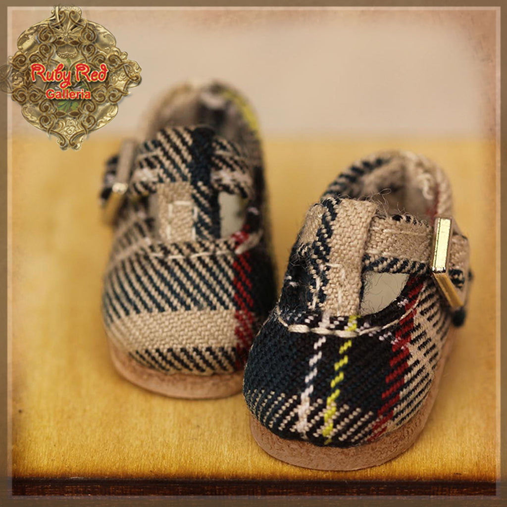 Checker Maryjane for 8" Dolls (HH0012A)