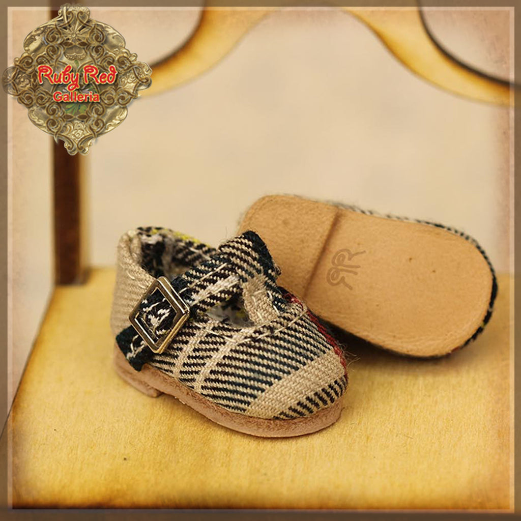 Checker Maryjane for 8" Dolls (HH0012A)