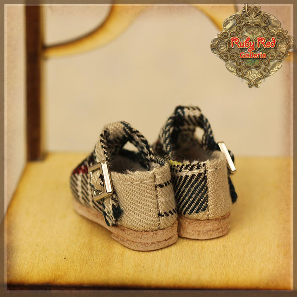 Checker Maryjane for 8" Dolls (HH0012A)