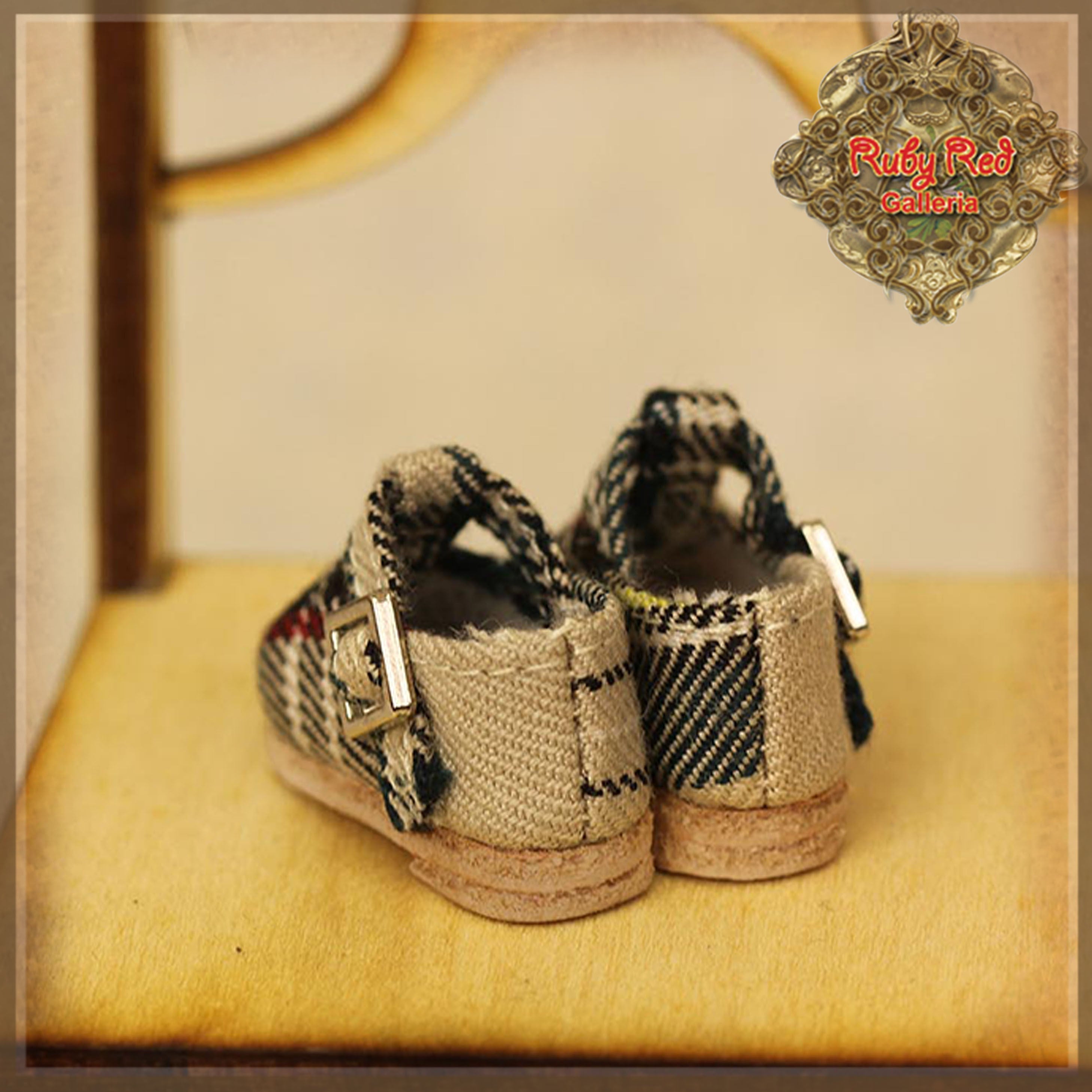 Checker Maryjane for 8" Dolls (HH0012A)